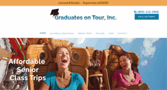 Desktop Screenshot of gradtours.com